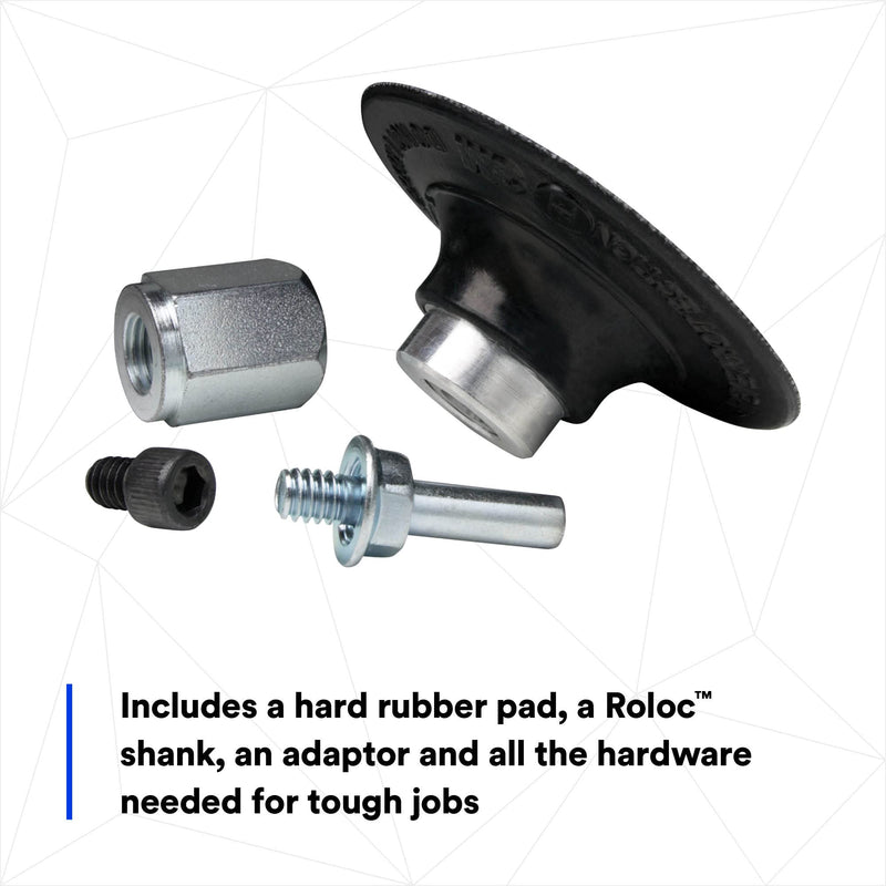 [Australia - AusPower] - 3M Roloc Disc Pad Assembly 05539, 2 in, Quick Change, Durable Backup Pad 1 