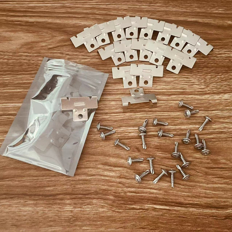 [Australia - AusPower] - Recessed Light Clips for retrofitting recessed Light canisters, Downlight recessed Light Clips for use with Torsion Springs 20 Pack (10 Pairs) 20 Pack (10 Pairs) 