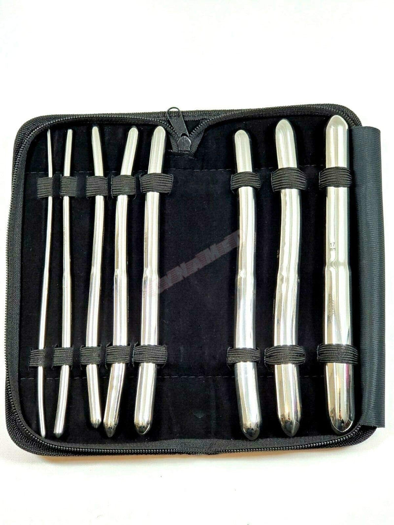 [Australia - AusPower] - Premium German Set of 8 Hegar Dilator Sounds Set 7.5" Double Ended Instrument (Double Ended) 