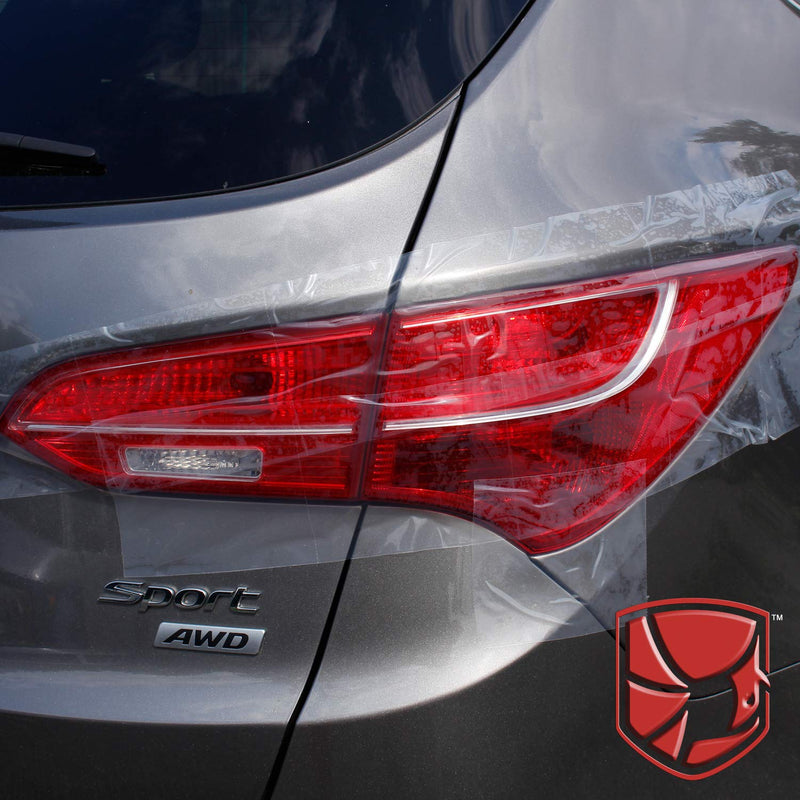 ArmorDillo Bruise Tape, Temporary Paint Protection Film for Cars, 5" x 200ft Perfed Every 6". Towing Paint Protection. Paint Mask, Clear Adhesive Film for Autos