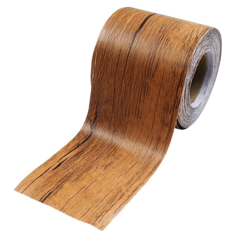 BokWin 1 Pack Wood Grain Repair Tape Self Adhesive Repair Patch for Furniture Floors Tables Doors DIY Projects 2 Inch x 33 Ft Oak Wood Grain Home Decor Fix