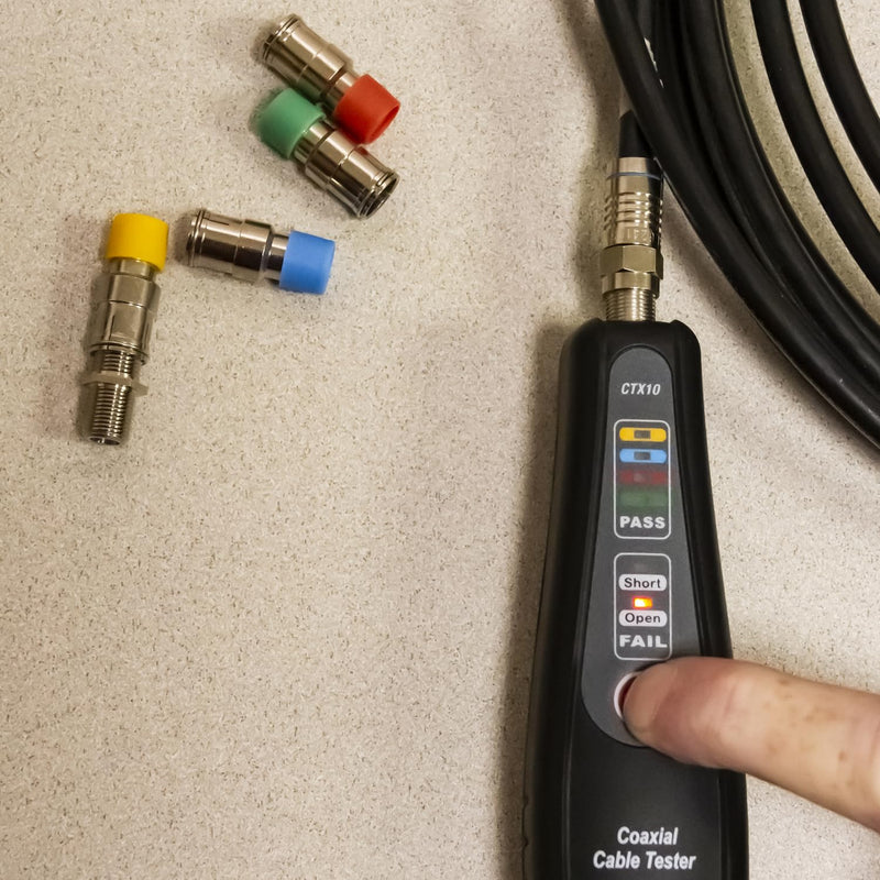 [Australia - AusPower] - Triplett CTX10 Coaxial Cable Tester - Designed to Test The Connection of F-Type Coaxial Cable 