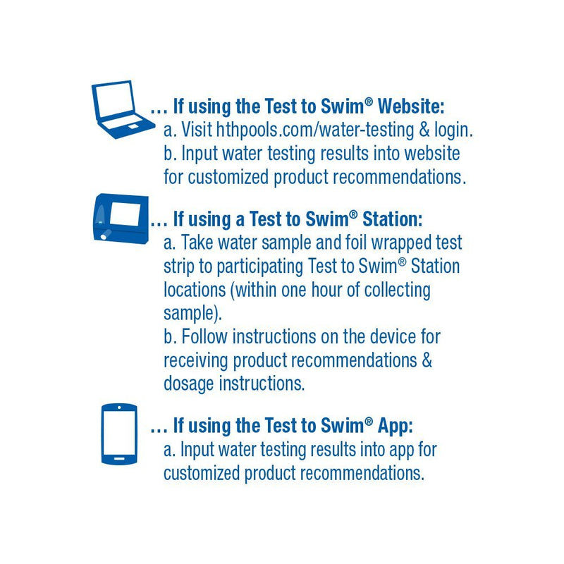 [Australia - AusPower] - HTH 1174 Multi Purpose 6-Way Test Strips for Swimming Pools, 30 ct Old Packaging 