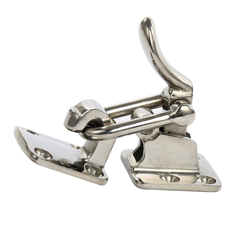 Amarine Made Pair of Stainless Steel Hold Down 90 Degree Clamp-locking Cam Latch for Boat, RV,Caravan,Attic Hatch Doorway
