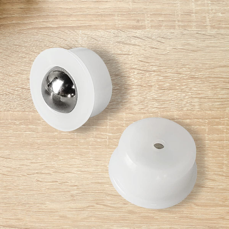 [Australia - AusPower] - 10 Pieces Mini Ball Transfer Bearing Table Conveyor Roller Ball for Transmission, Furniture,Wheelchair 1/3inch(Nylon and Stainless Steel) 