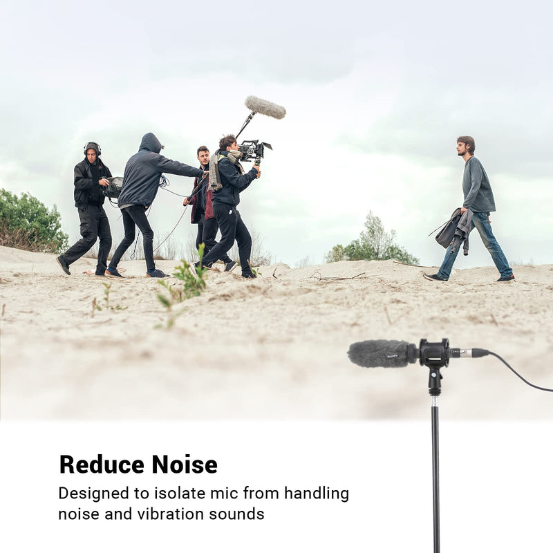 [Australia - AusPower] - SmallRig Microphone Shock Mount with Cold Shoe Pinch for Camera Shoes and Boompoles 1859 