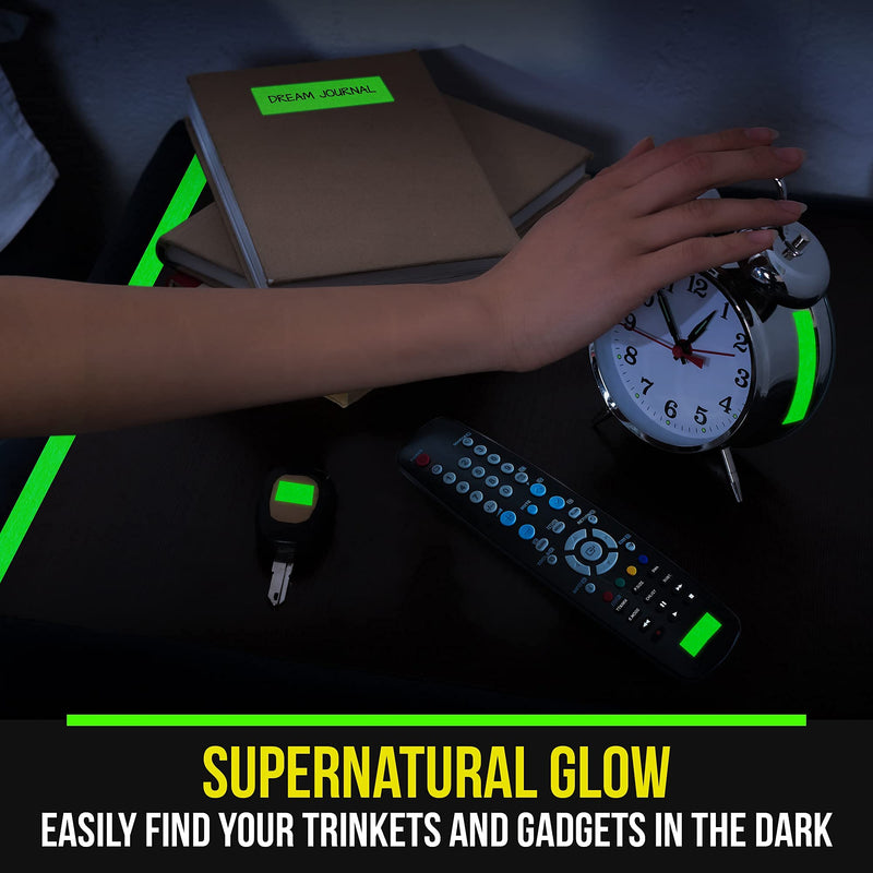 Lockport Glow in The Dark Tape and White Duct Tape, 3 Pack Bundle