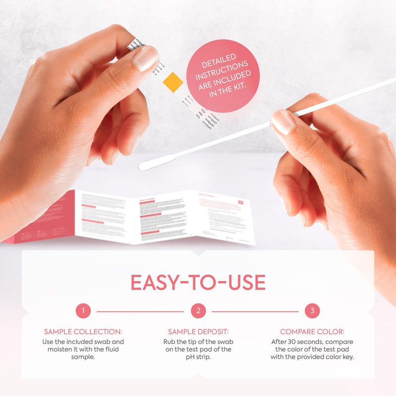 [Australia - AusPower] - Vaginal PH Test Kit with Sterile Swabs - Vaginal PH Balance and Yeast Infection Test - Individually Packed BV Test Strips for Women - FSA HSA Approved Feminine PH Test Strips (10) 10 Count (Pack of 1) 