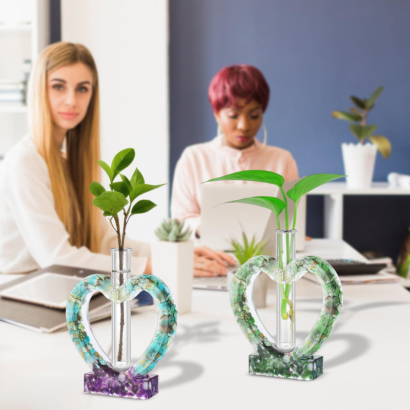32 pcs Clear Plant Propagation Tubes 20ml Plastic Test Tubes for Scientific Experiments Sample Testing, Round Bottom Test Tube for Home Office Desktop Decoration Bead Party Candy Storage 32