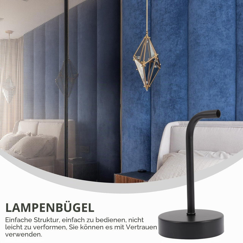 Metal Wall Light Bar 13 cm with Angle Lamp Holder Black Wall Lamp Holder for Living Room Lighting Stable Homemade Lamp Holder for Bedroom and