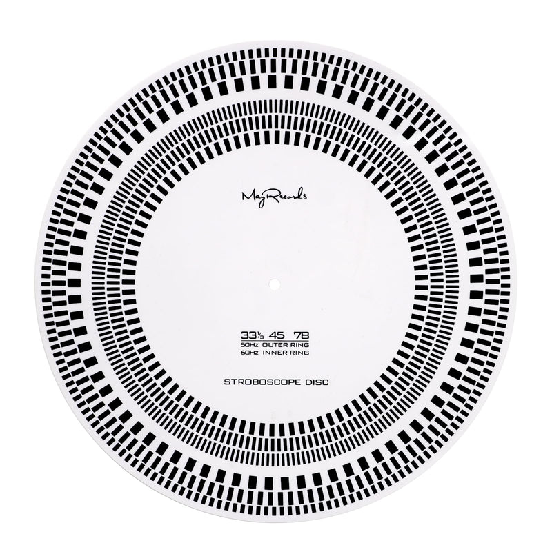 [Australia - AusPower] - Turntable Strobe Disc LP Stroboscope Mat Calibration Disc LP Turntables Calibration Disc Rotational Speed Detection for Record Player 