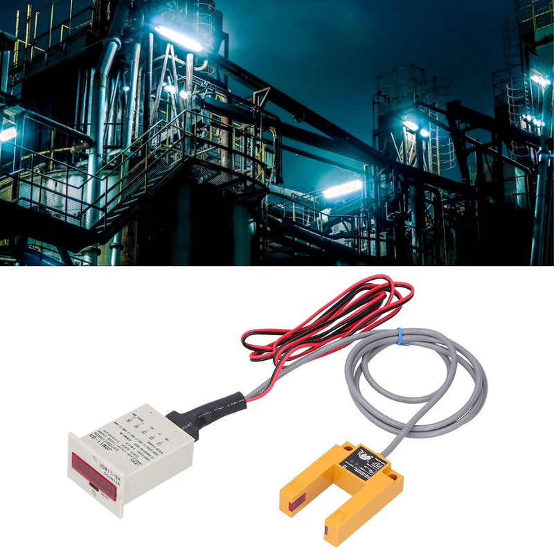 [Australia - AusPower] - Digital Display Counter,BEM?6H?30E4?CT Electronic Industrial Sensor Automatic Induction Digital Display Counter with Wire,3 Counting Method(DC12-24V) 