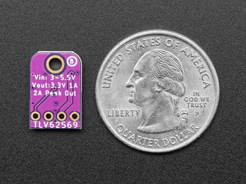 Adafruit TLV62569 3.3V Buck Converter Breakout - 3.3V Output 1.2A Max