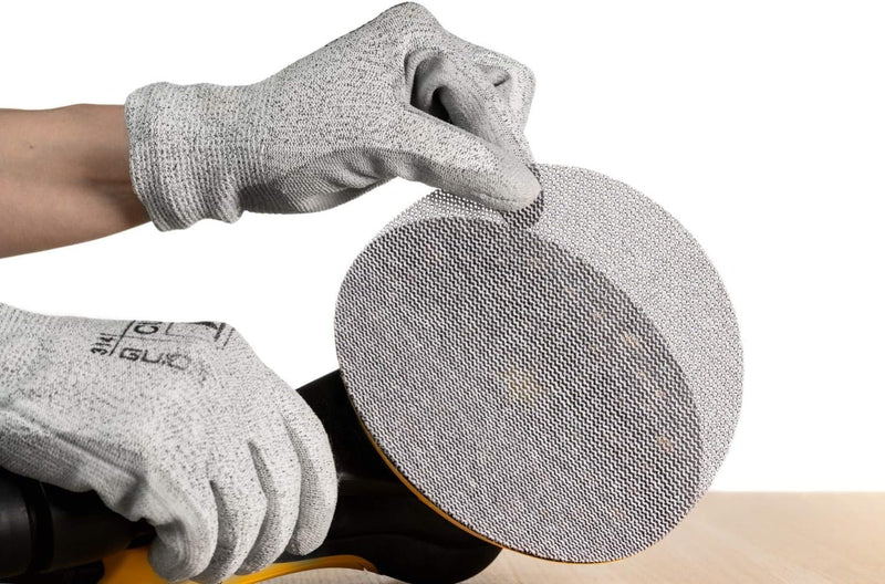 [Australia - AusPower] - Mirka Abranet Mesh Sanding Discs Ø 125mm Grip / Grit P120 / 50 pcs / 5423205012 / For 125mm Orbital Sanders / for Sanding of Wood, Putty, Lacquer, Composite Korn P120 