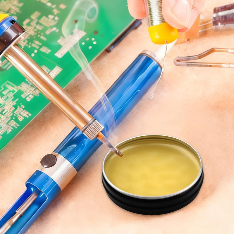 1 x 10 g flux paste, solder grease, flux | lead-free solder paste solder flux solder paste solder paste mechanics metal tin phone pc cards building elements 10g.