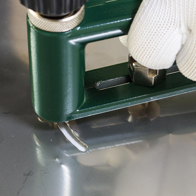 Adjustable Sheet Metal Hole Cutter w/ 2 Drill Bits, 2 to 12" Sheet Metal Saw Circle Hole Cutter for Duct/HVAC/Ductwork/Roofing/24ga Steel and 26ga Stainless Green