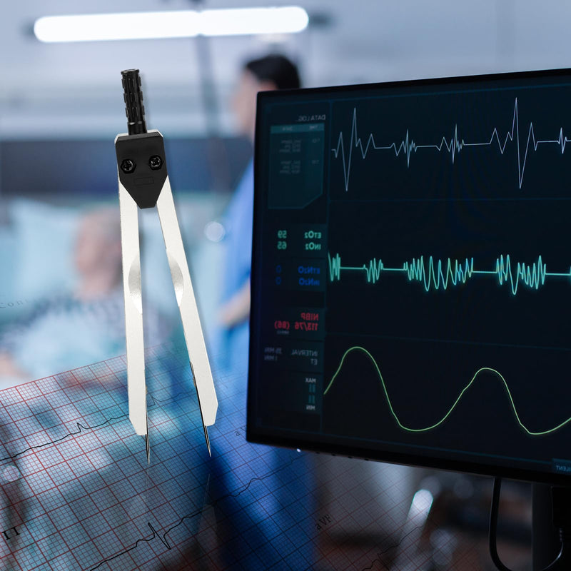 [Australia - AusPower] - EKG Caliper ECG Caliper Electrocardiogram Divider for Nursing?Electrocardiographs Measuring Tool for Doctors, Nurses, Medical Student 