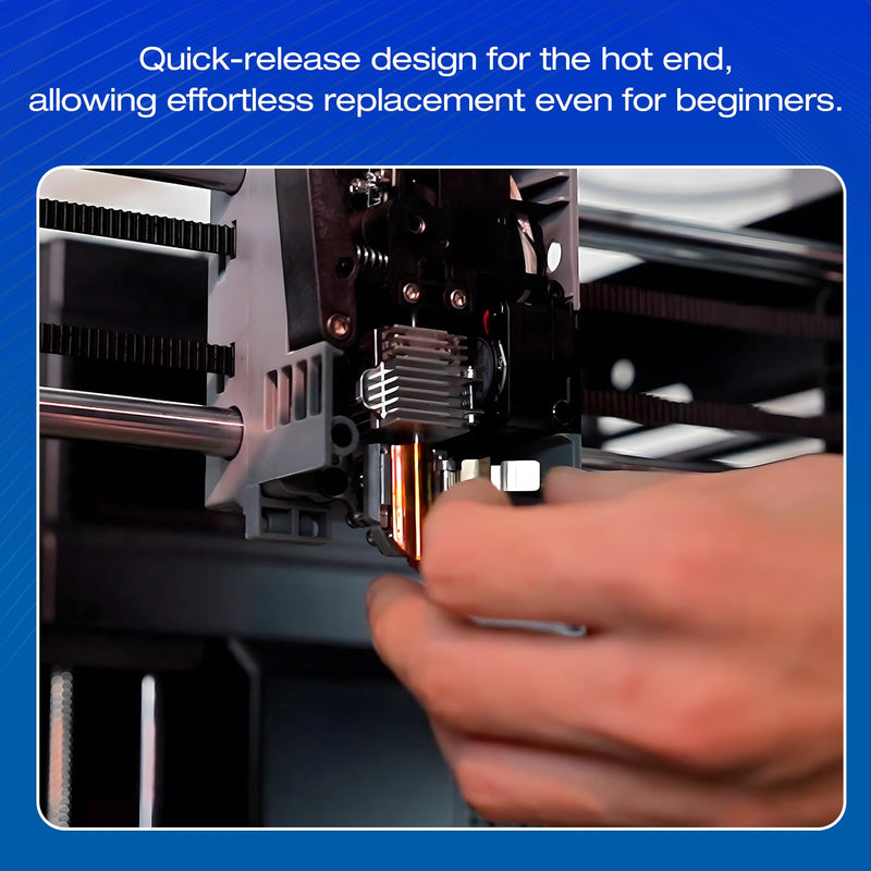 for AD5X Upgraded 0.25mm/0.4mm/0.6mm/0.8mm Hotend Nozzles 3D Printer Assembled Extruder Kits- All Metal Hot End/Printhead Replacement with Detachable Nozzle with 4PCS Silicone Sock+ 4PCS Nozzle Brush 0.25MM+0.4MM+0.6MM+0.8MM