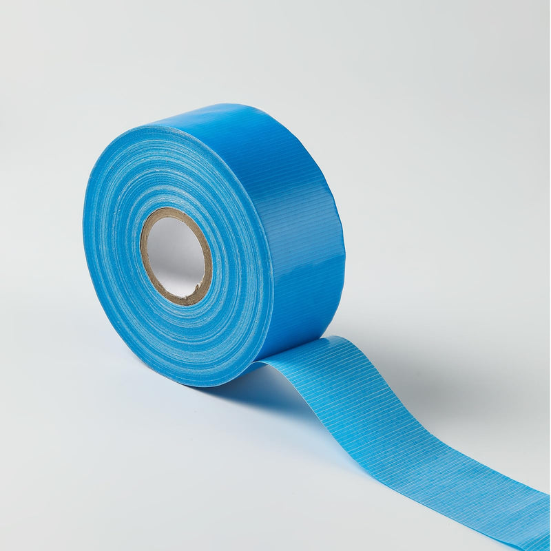 1.97" x 164‘ Seam Tape - Duct Tape Edge Tape Heavy Duty Multi-Purpose, Hand-Tearable, No Residue, Sky Blue, 1 Roll 1.97" x 164' 1Roll