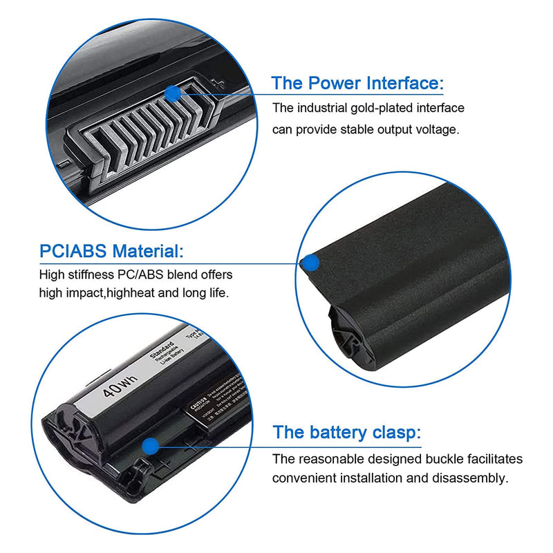 [Australia - AusPower] - Dell 40wh Standard Rechargeable Li-ion Battery Type M5Y1K 14.8V, Dell 40 WHR 4-Cell Primary Lithium-ion Battery, M5Y1K 14.8V Dell Laptop Battery for Inspiron 15 5000 3000 3551 3558 5558 yu12005-13001d 