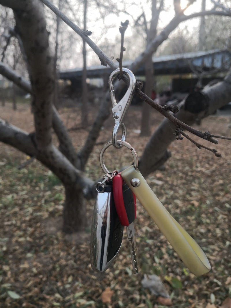 [Australia - AusPower] - Stainless Steel 316 Fixed Snap Hook 0# Spring Loaded Fixed Eye Hook Marine Rigging,5 Pieces 