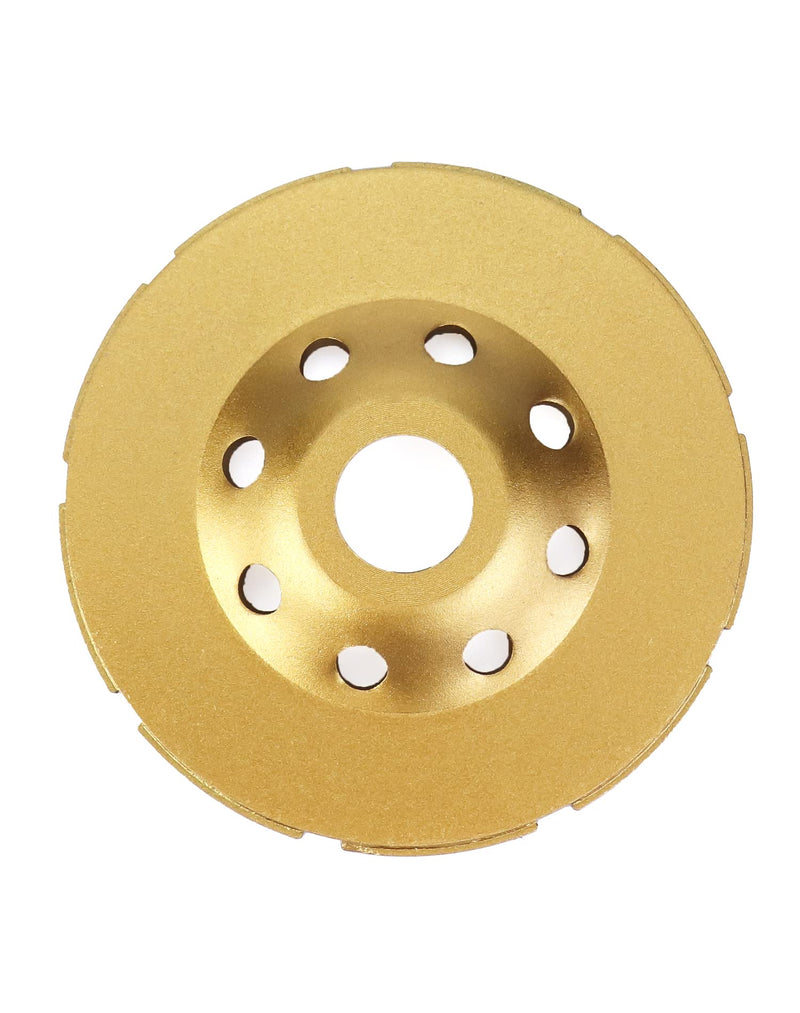 QWORK Cup Wheel 115 mm x 22.2 mm for Concrete, Plaster, Granite, Resin, Tile Adhesive, Natural Stone etc 115mm x 22.2mm