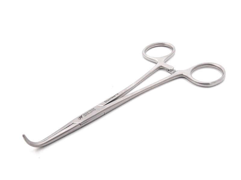 [Australia - AusPower] - STAINLESS STEEL RIGHT ANGLE MIXTER HEMOSTAT FORCEPS 6" FINE POINT (HTI BRAND) 