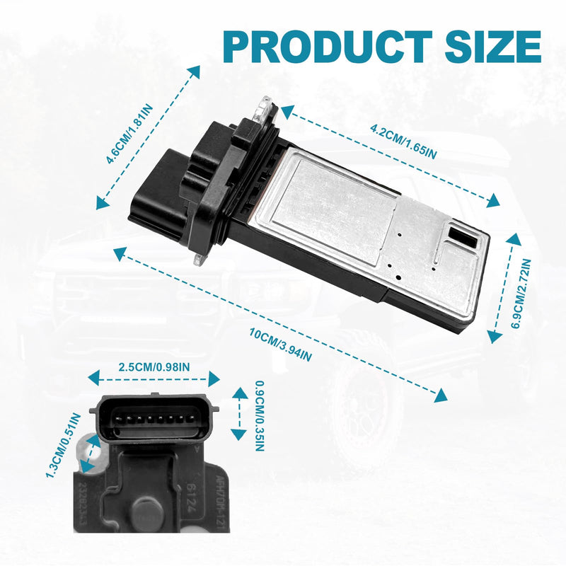 [Australia - AusPower] - Mass Air Flow Sensor Compatible with Buick, Cadillac, Chevy and GMC Vehicles 2012-2022, Enclave, Escalade, Impala, Silverado 1500, Sierra 1500, Tahoe, Yukon and More, Replace OE 23262343 
