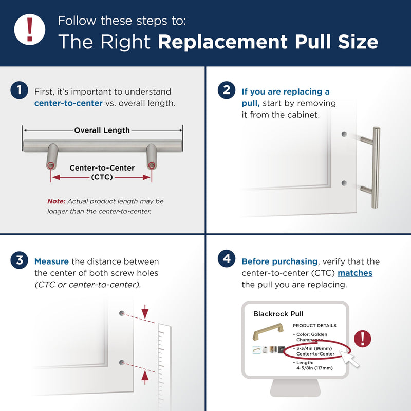Amerock | Cabinet Pull | Satin Nickel | 6-5/16 inch (160 mm) Center-to-Center | St. Vincent | 1 Pack | Drawer Pull | Drawer Handle | Cabinet Hardware