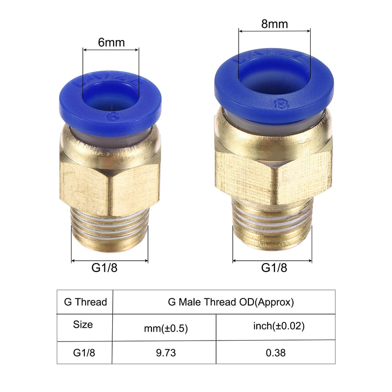 MECCANIXITY Pneumatic Air Cylinder Double Action MAL32X100 32mm Bore 100mm Stroke with Y Connector and 4Pcs Quick Fitting Set 32X100 mm