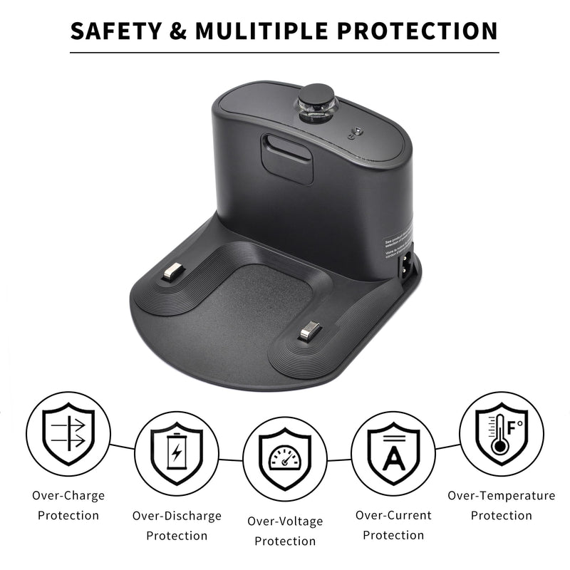 RDSJK Roomba Charger Dock, Replacement for iRobot Roomba e5 e6 i1 i3 i4 i5 i6 i7 i8 j5 j7 j9 Series & All 500 600 700 800 900 Series - Charger ADF-N1 17070 17064 4452369