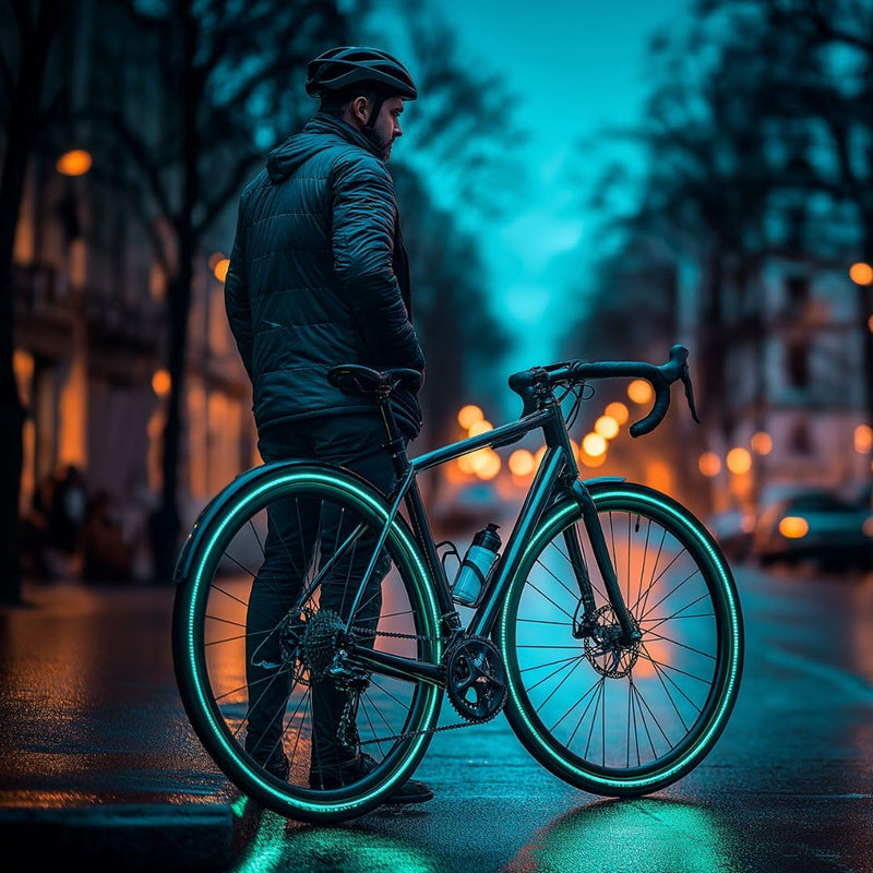 customTAYLOR33 Green High Intensity Grade Reflective Copyrighted Safety Rim Tapes - (Must Select Your Rim Size) (24" (TIRE Size, for Bicycles/eBikes)) 24" (TIRE Size, FOR Bicycles/eBikes)