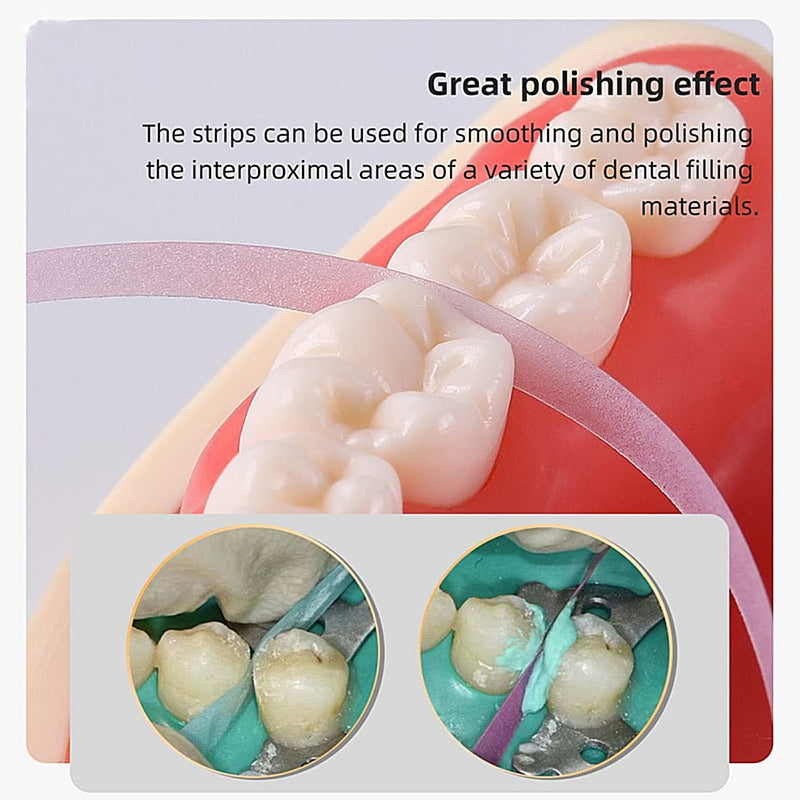[Australia - AusPower] - BELEON Dental Polishing Strips - Coarse 1 Roll 4mm x 6M - Tooth Polisher Dental File for Teeth Sanding Grinding Deep Teeth Cleaning Tool Tooth Polish Abrasive Strip Oral Care Cleaning Tool 