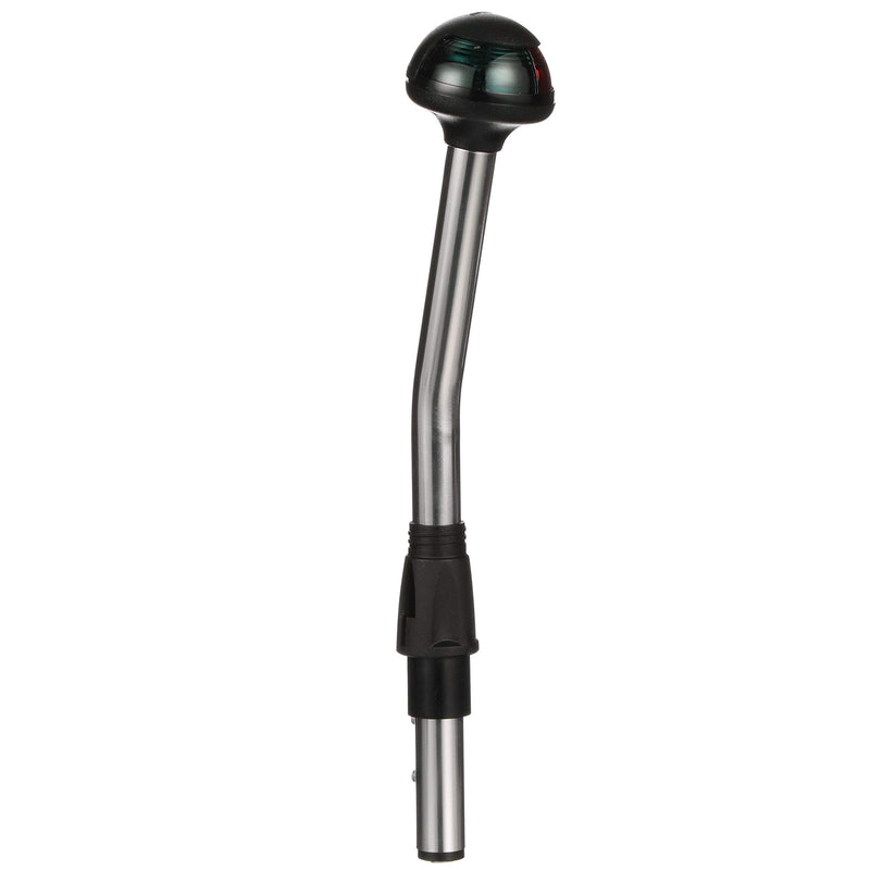 attwood Bi-Color Stowaway 1-Mile Sidelights, 10-Inch Angled Pole, 225-Degree Visibility for Boats Up to 39.4 Feet, 5091-10-7 One size
