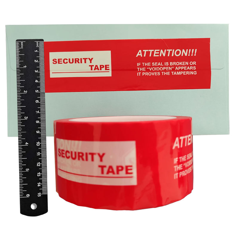1 Rolls,2" x55 Yards Total Transfer Tamper Evident Security Packing Tape Seals (Superior Tamper Proof with Thick Void Film) 1 Rolls,2" x55 Yards