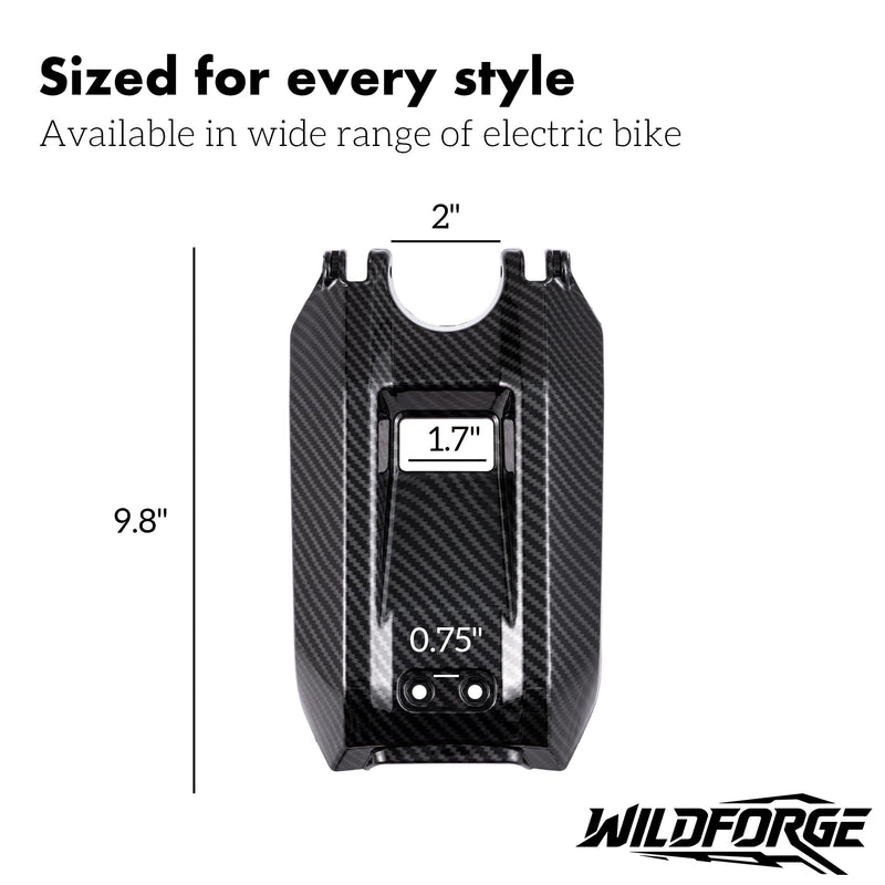 Electric Bike Battery Cover - Imitation Carbon Fiber Electric Dirt Bike Accessories for for Sur-ron Light Bee S/X / X160 / X260