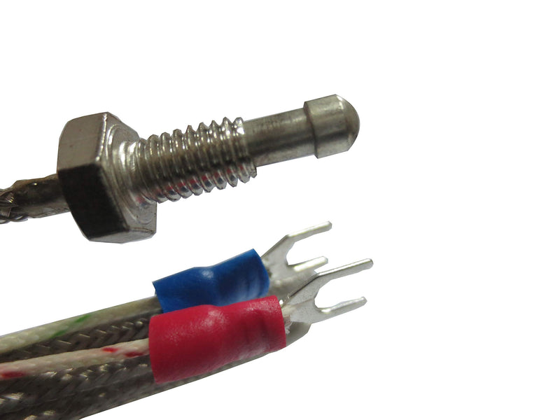[Australia - AusPower] - Meter Star K-Type Thermocouple Sensor with M6 Screw Probe, 0-800°C High Temperature, 16.4ft WRNT Shielded Cable (Furnace/Oven/Boiler/HVAC/Industrial) 16.4 ft WRNT Shielding Wire 
