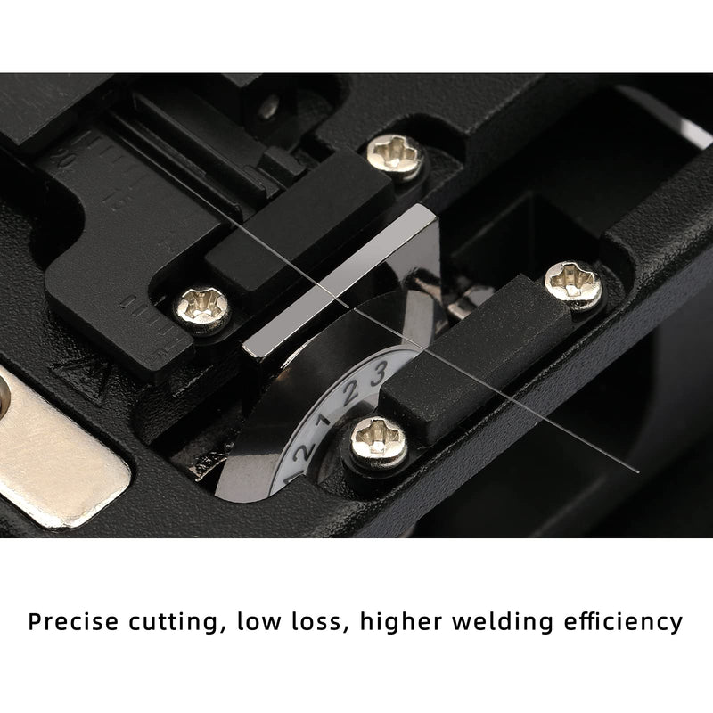 Fiber Cleaver FTTH Fiber Optic Tools High Precision SKL-6C Cable Cutting Fiber Optic Knife Tools Fiber Cleavers 16 Surface Blade