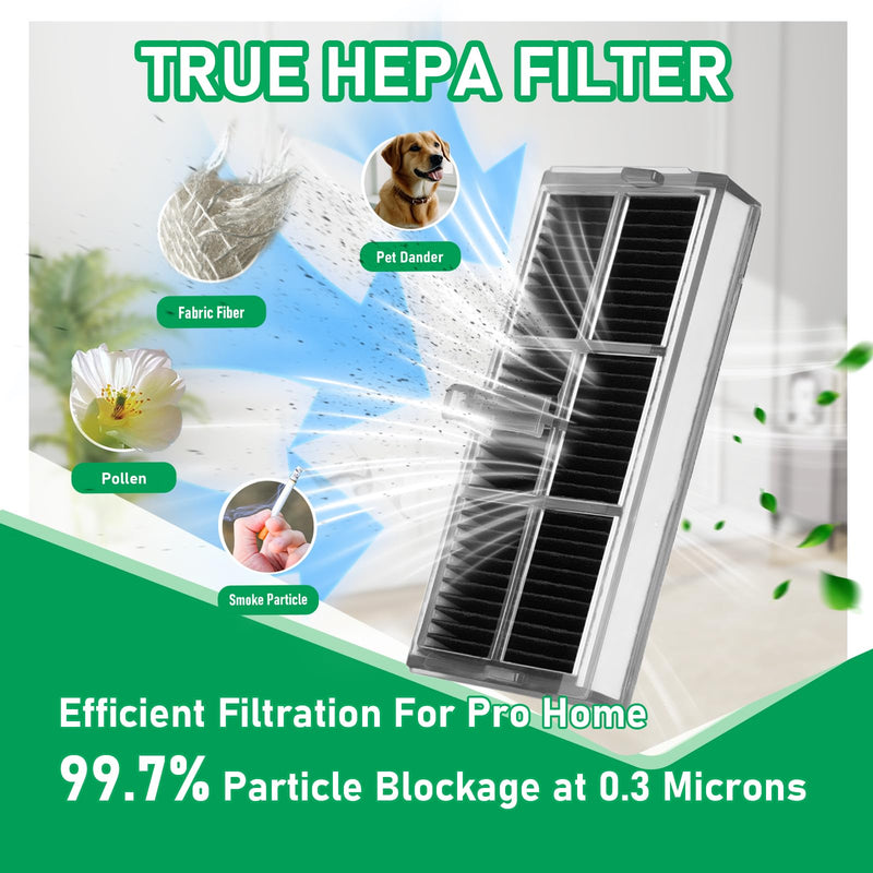 [Australia - AusPower] - Replacement Parts for Dreame L10s Ultra Gen 2/L10s Pro Ultra Heat/X30 Ultra/L40s Ultra AE/L40s Ultra CE/for E30 Ultra Robot Vacuum 2 Main Brush,4 Filters,6 Mop Pads,6 Dust Bags,6 Side Brush L10 Gen 2/ L10 Heat/L40s Ultra AE/CE 