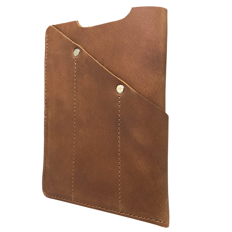 Hide & Drink, Rustic Multi-Tool Pocket Pouch Handmade from Full Grain Leather, Classic Multipurpose Bag, Compact Organizer, Camping Accessories - (Single Malt Mahogany) Single Malt Mahogany