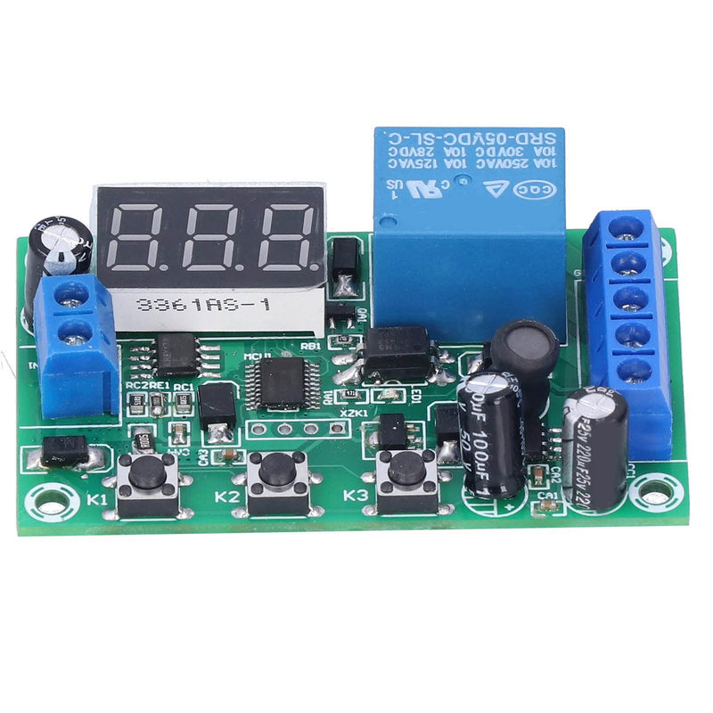 [Australia - AusPower] - DC Current Detection Module Relay Switch Sensor Digital Display Motor Controller Digital Display with Error Calibration Function 12V 