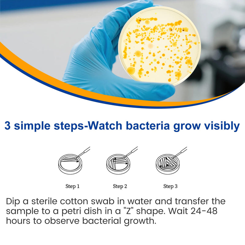 [Australia - AusPower] - Bacteria Test Kits for Drinking Water - 12 Tests Detect Coliform, E.coli & All Bacteria | Home Quality Testing Kit for Well, Tap, Pool, Hot Tub & City Water | Easy DIY Tester with Free Lab Analysis 