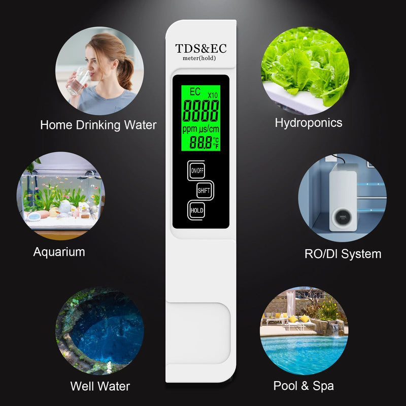 [Australia - AusPower] - Digital Multimeter & TDS Meter – All-in-One Precision Tool for Electrical and Water Testing 