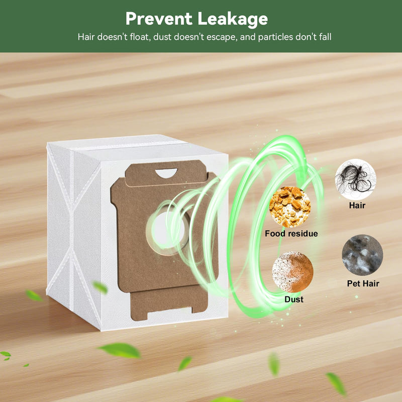 [Australia - AusPower] - WAIKAS 18 Pack Vacuum Bags for iRobot Roomba 104 105 405 504 505 705 Combo 10 Max, i7+ i3+ i4+ i5+ i6+ i8+ j5+ j6+ j7+ j8+ j9+ s9+, i s j Series, for Roomba All Clean Base Automatic Dirt Disposal Bags 