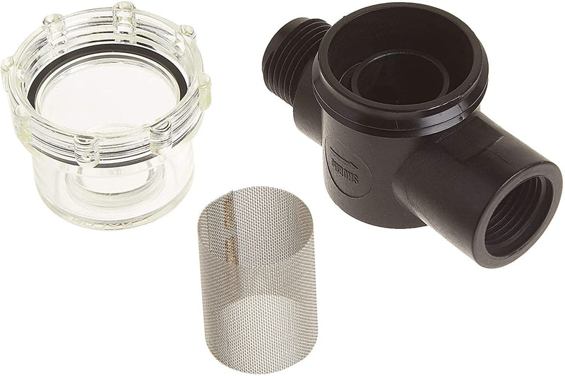 [Australia - AusPower] - Shurflo 255-213 1/2" MNPT x FNPT Inline Strainer for 2088 Series Pumps 