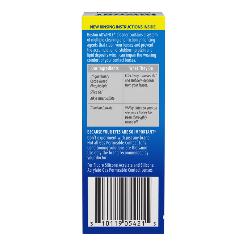 [Australia - AusPower] - Boston Advance Contact Lens Solution by Bausch+ Lomb, for Gas Permeable Contact Lenses, 1 Fl Oz (Packaging May Vary) 1 Fl Oz (Pack of 1) 