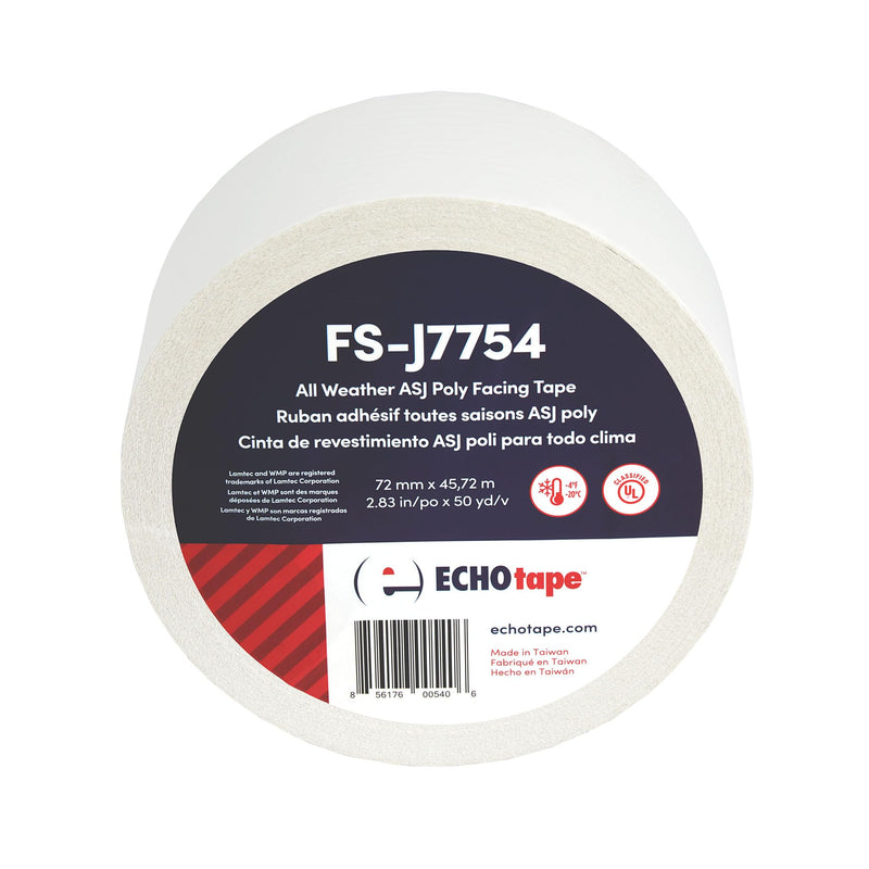 ECHOtape Professional Grade Construction & Insulation Tape | All Weather Seaming, Sealing & Thermal Break Adhesive Tape for Indoor & Outdoor Applications