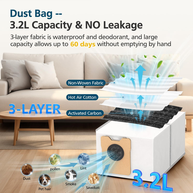 C10 Accessories for eufy C10 Robot Vacuum, 22 Pack Replacement Parts Include: 2* Main Rolling Brush, 6* Washable Filter, 6* Side Brush, 6* Dust Bag, 2* Cleaning Tool