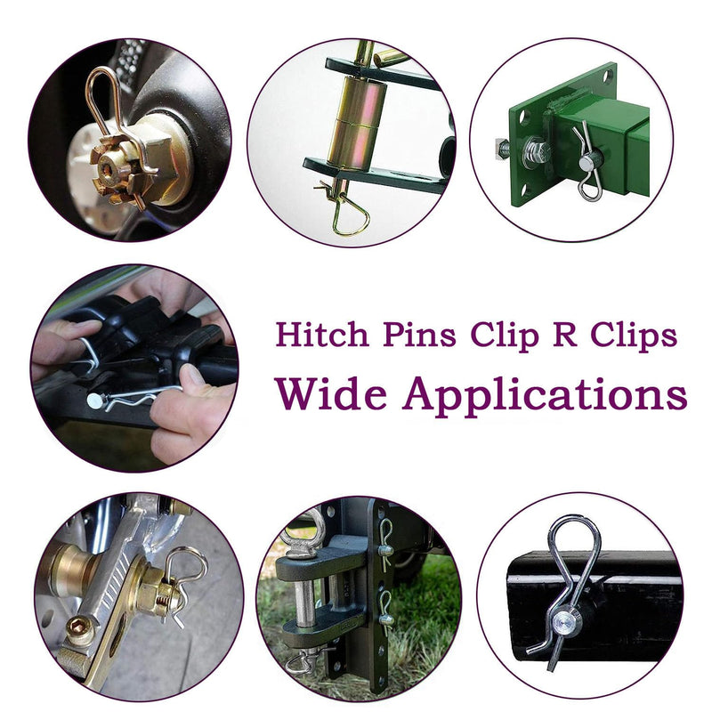 [Australia - AusPower] - 15Pcs Heavy Duty Hitch Pins Clip R Clips Cotter Pins, Stainless Steel Spring Retaining Wire Hair Pins? Large for Trailer Tractors Mower Carts Truck Pin Clip?Strong Spring Tension M3x60mm M3×60mm-15pcs 304 Stainless Steel 15 