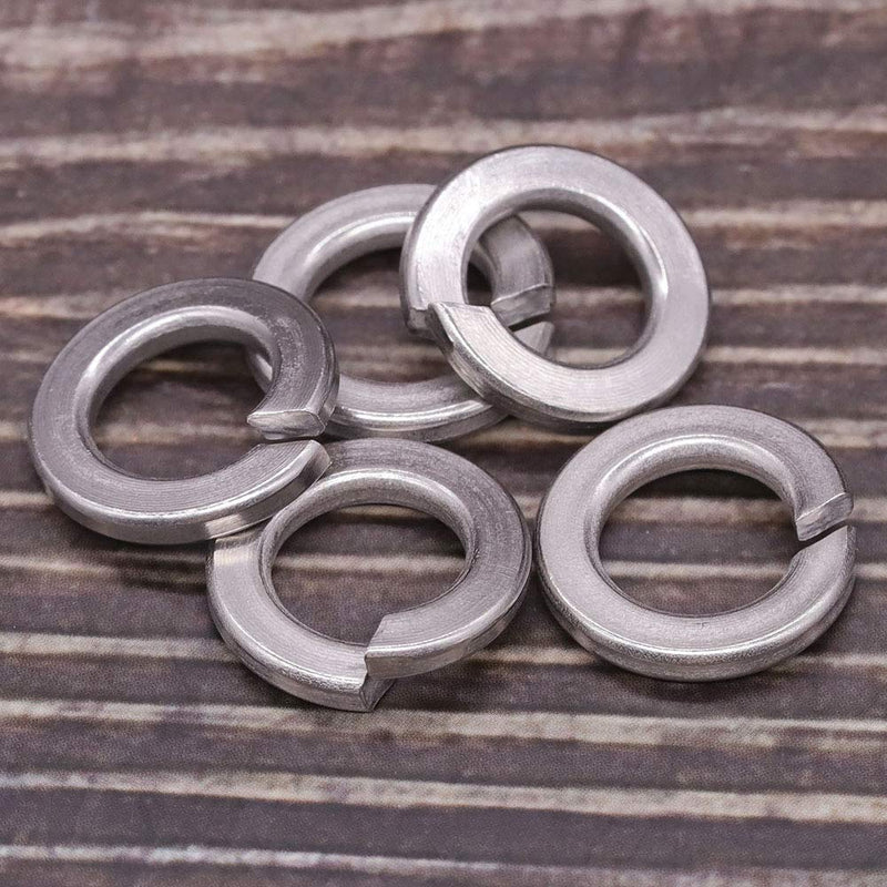 [Australia - AusPower] - 5/16 Inch Split Lock Washer Spring Lock Washer, 304 Stainless Steel 18-8, Bright Finish, 25 PCS 5/16" 100 